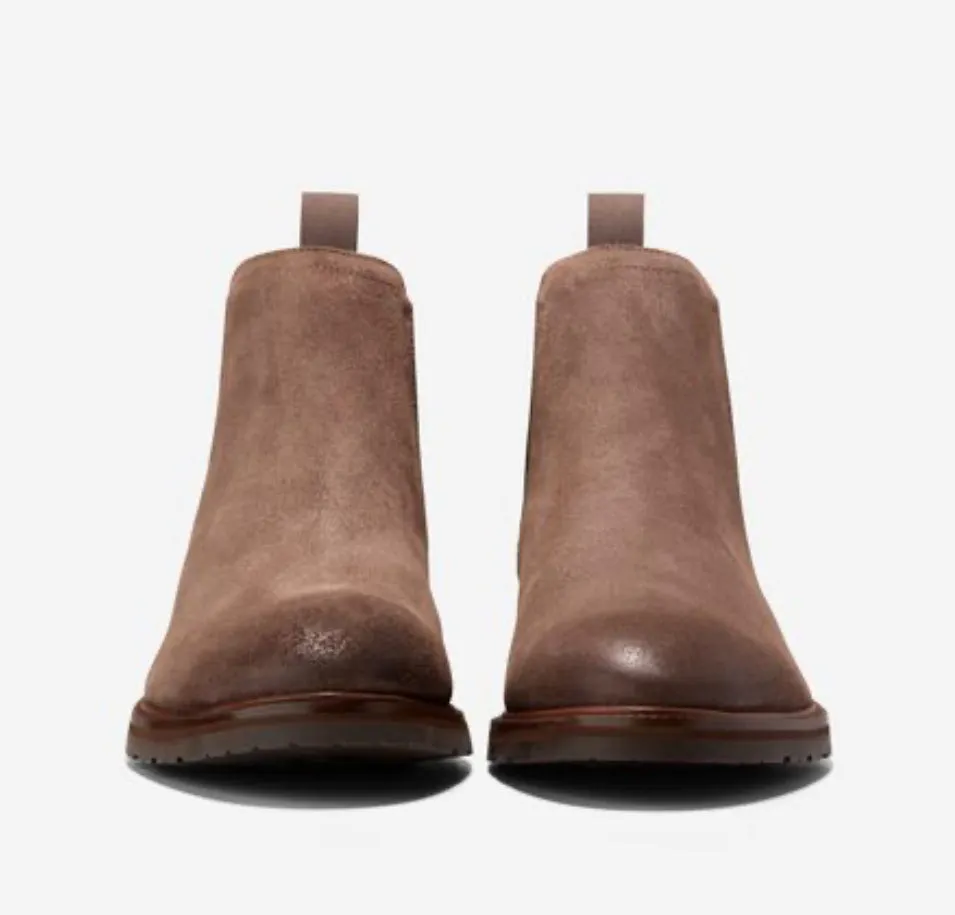 Berkshire Suede Chelsea Boot - LAVA WASH