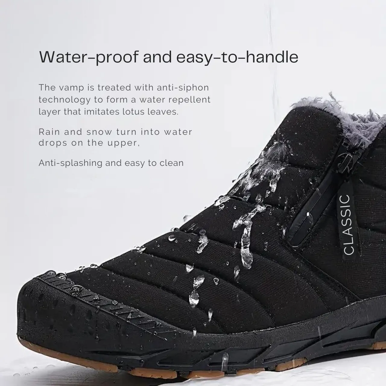 Cuzcare Orthopedic Winter Boots For Men | Warm Arch Support Comfortable