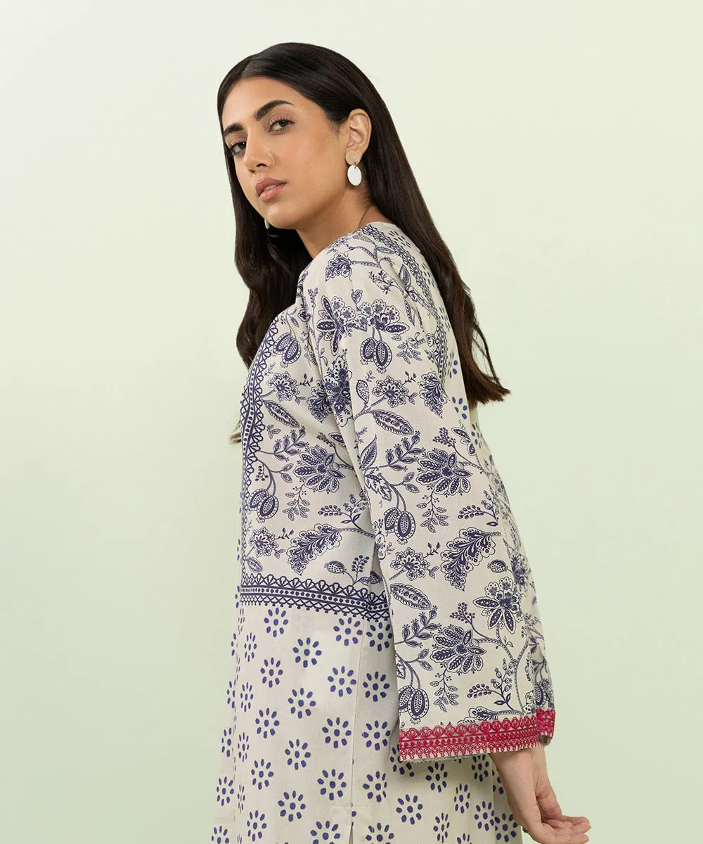 Embroidered Cotton Viscose Shirt