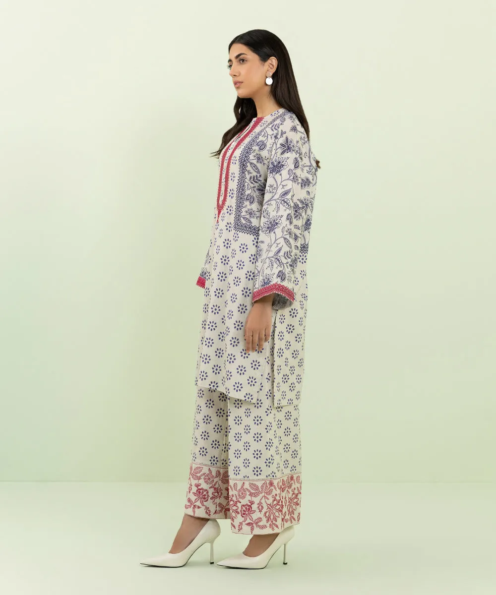 Embroidered Cotton Viscose Shirt