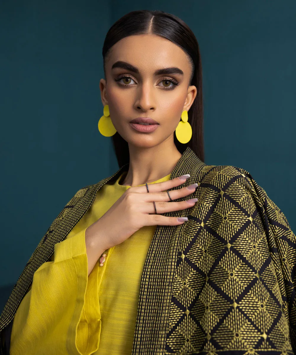 Embroidered Khaddar Jacket