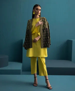 Embroidered Khaddar Jacket