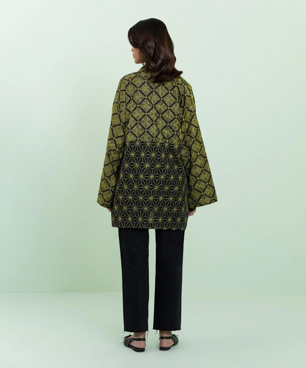 Embroidered Khaddar Jacket