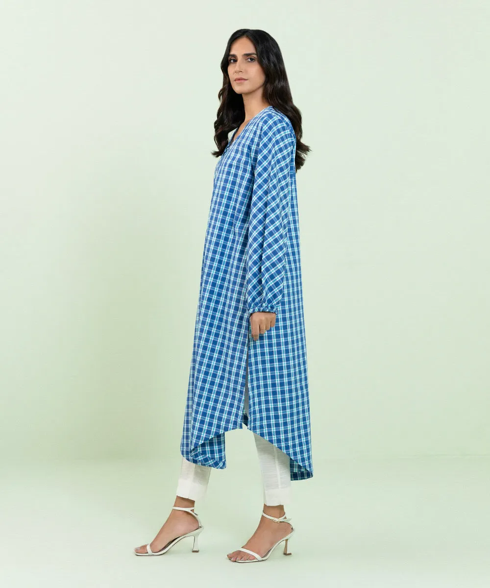 Flared Yarn Dyed Shirt