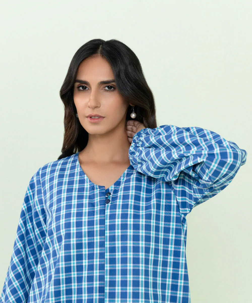 Flared Yarn Dyed Shirt