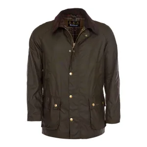 HENRY SARTORIAL X BARBOUR Ashby Wax Jacket OLIVE