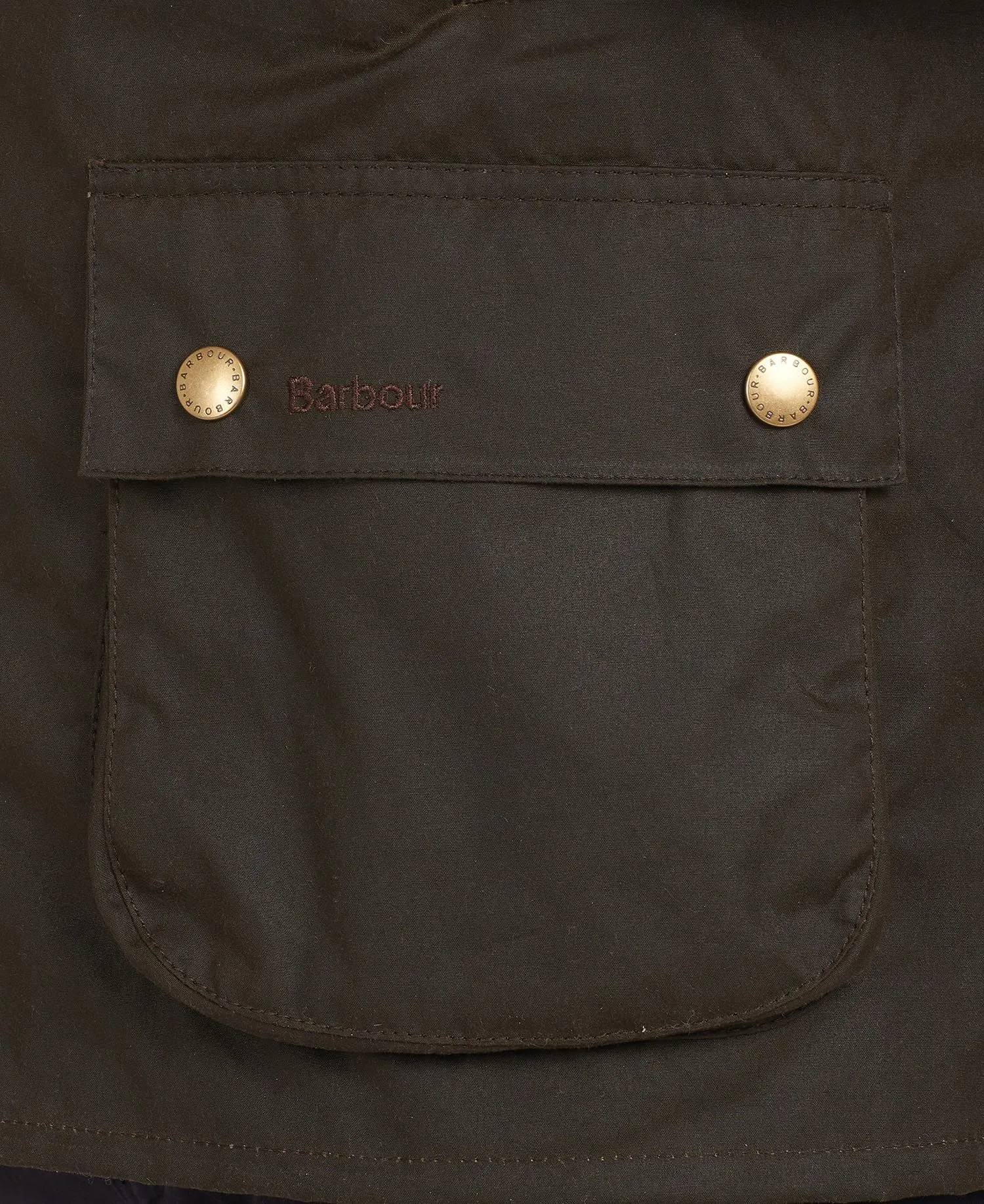 HENRY SARTORIAL X BARBOUR Ashby Wax Jacket OLIVE