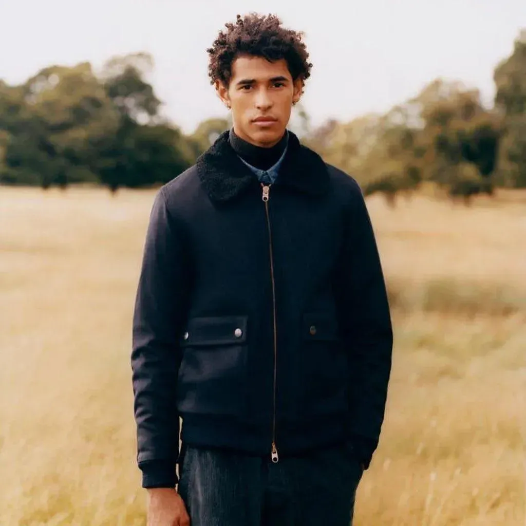 The Flight Jacket - Navy